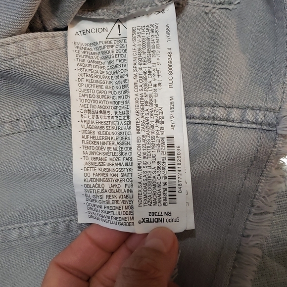 Zara Jean Cropped Vest, Size M - Picture 10 of 14